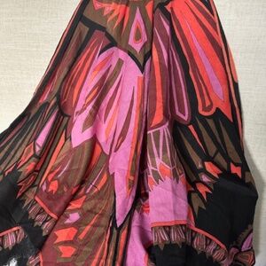 Emilio Pucci Large Triangle Scarf Multi-colored Vibrant Print